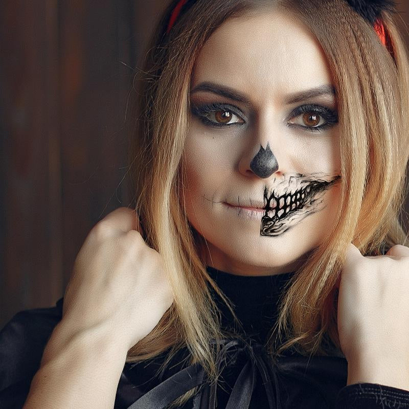 Tatuajes de Halloween de terror realistas para complementar tu maquillaje de Halloween