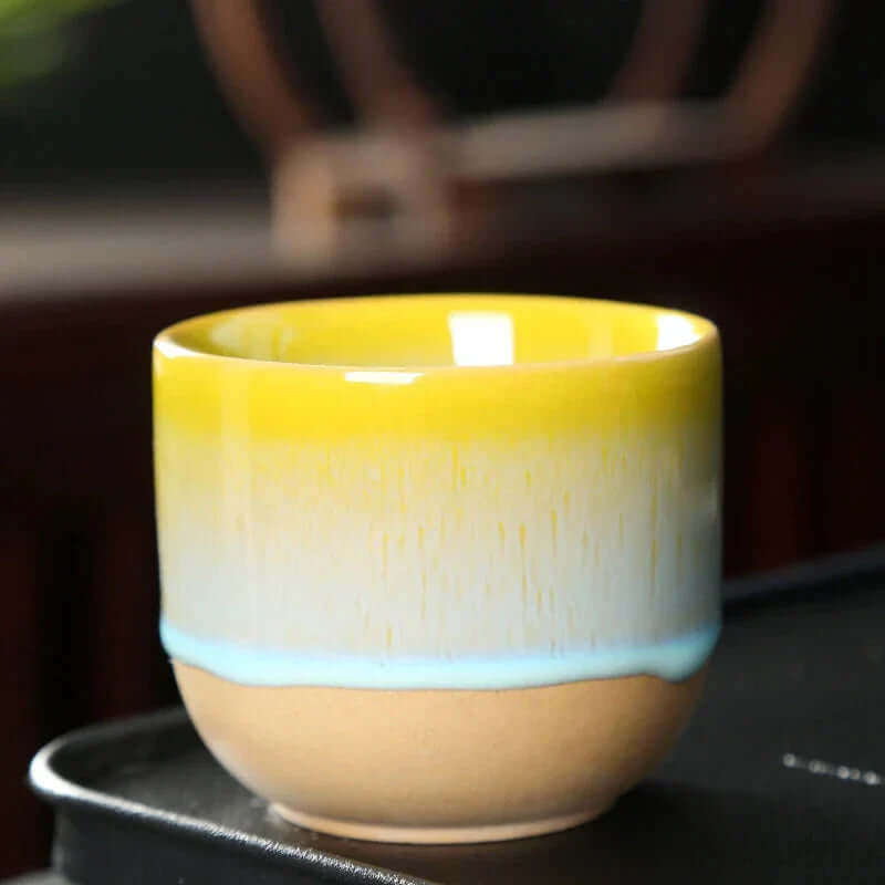 Taza de cerámica - Colorida y moderna