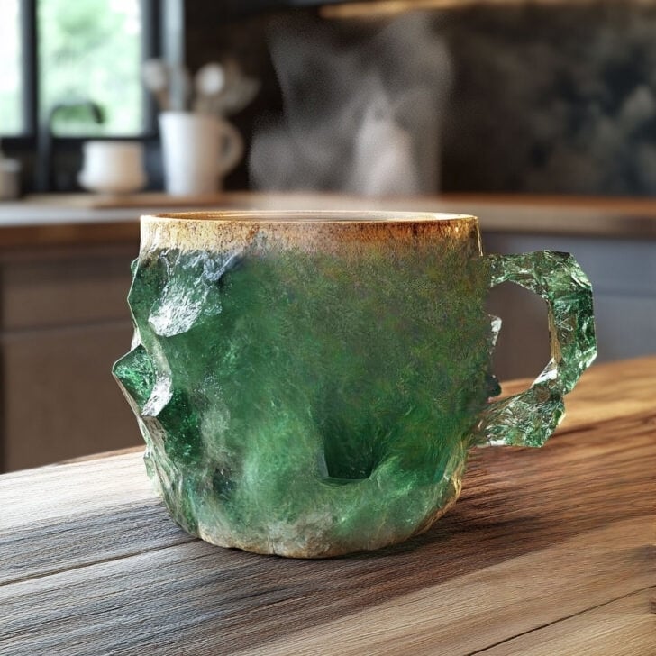 Taza de cristal | Aporta elegancia y un toque mágico a cada sorbo