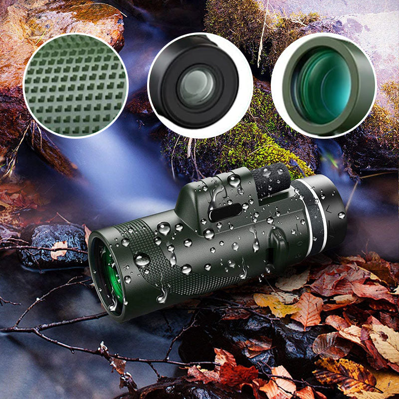 Telescopio monocular portátil con zoom HD 5000M para exteriores