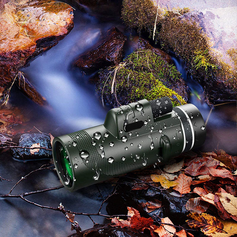 Telescopio monocular portátil con zoom HD 5000M para exteriores