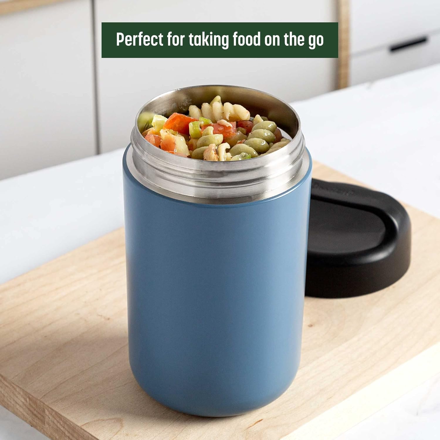 Termo para Alimentos de Acero Inoxidable con Asa