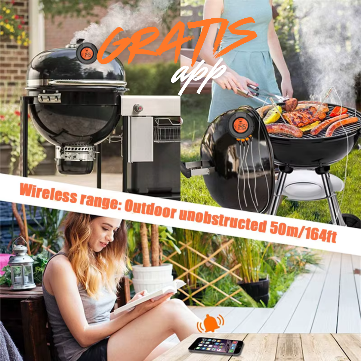 Termómetro Inteligente para Barbacoa con Inteligencia Artificial (IA) y Aplicación Móvil