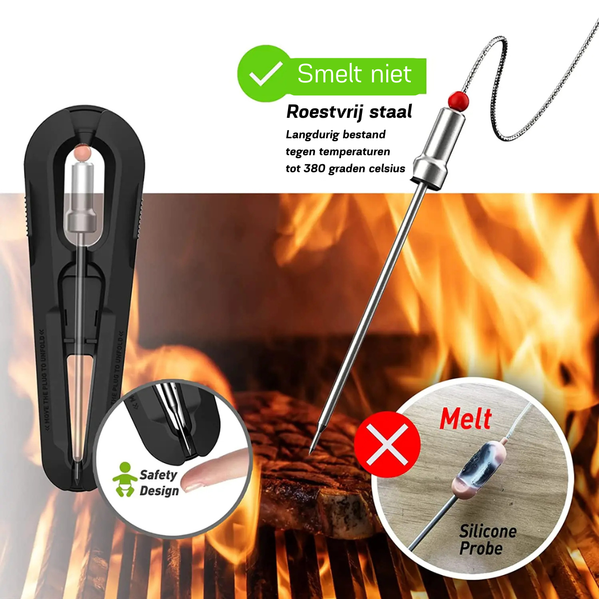 Termómetro Inteligente para Barbacoa con Inteligencia Artificial (IA) y Aplicación Móvil