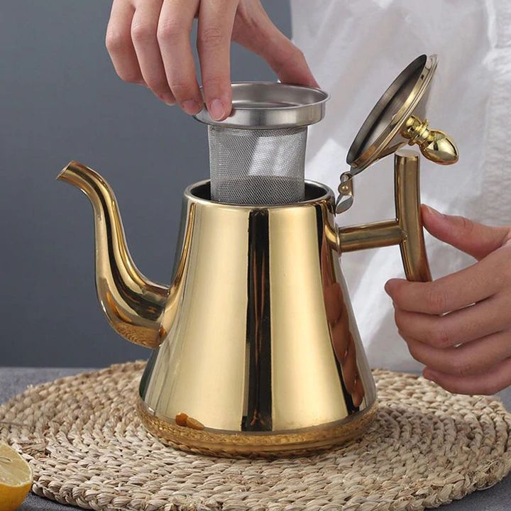 Tetera de inducción de diseño moderno para una cocción rápida y limpia