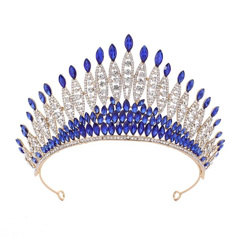 Tiara de cristal con piedras
