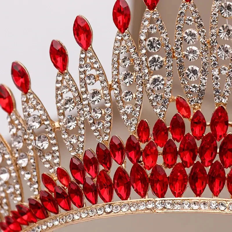 Tiara de cristal con piedras