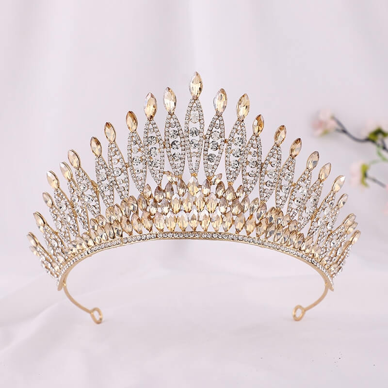 Tiara de cristal con piedras