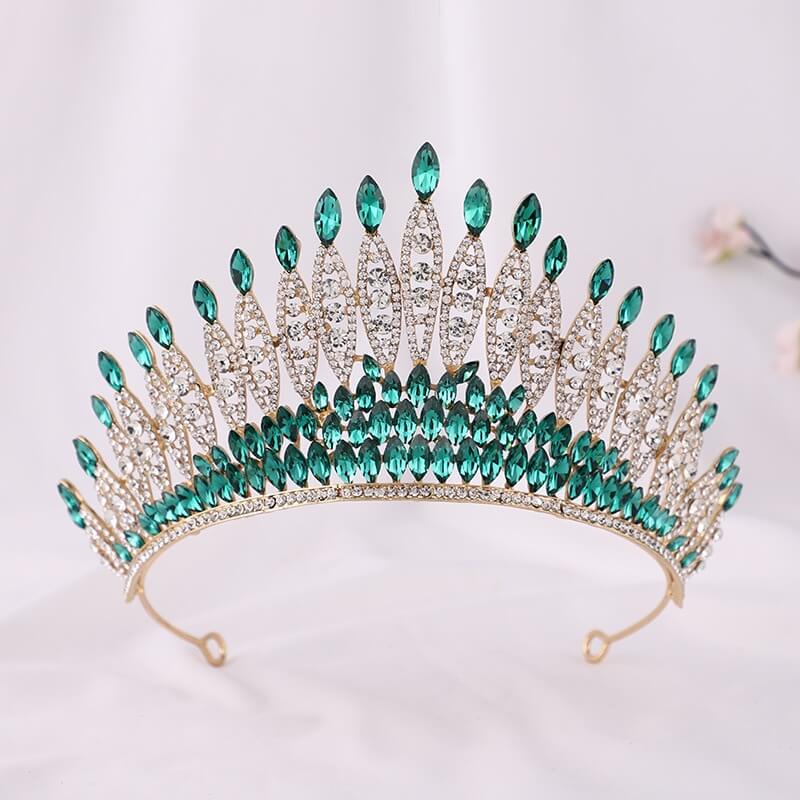 Tiara de cristal con piedras