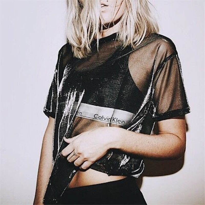 Top transparente | Top de mujer elegante y sexy