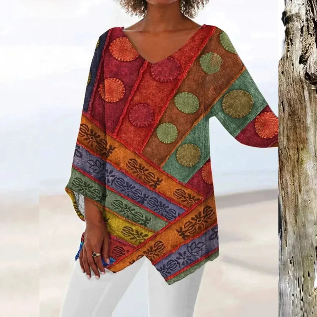 Top vintage elegante para mujer
