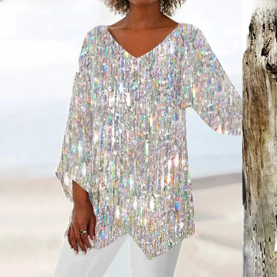 Top vintage elegante para mujer