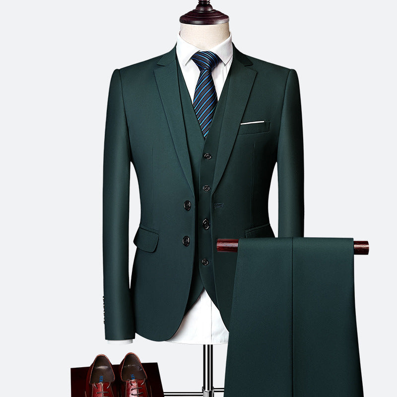 Traje de 3 piezas para hombre con chaleco y pantalones