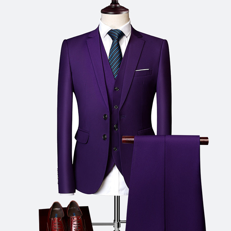 Traje de 3 piezas para hombre con chaleco y pantalones