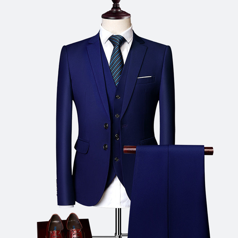 Traje de 3 piezas para hombre con chaleco y pantalones