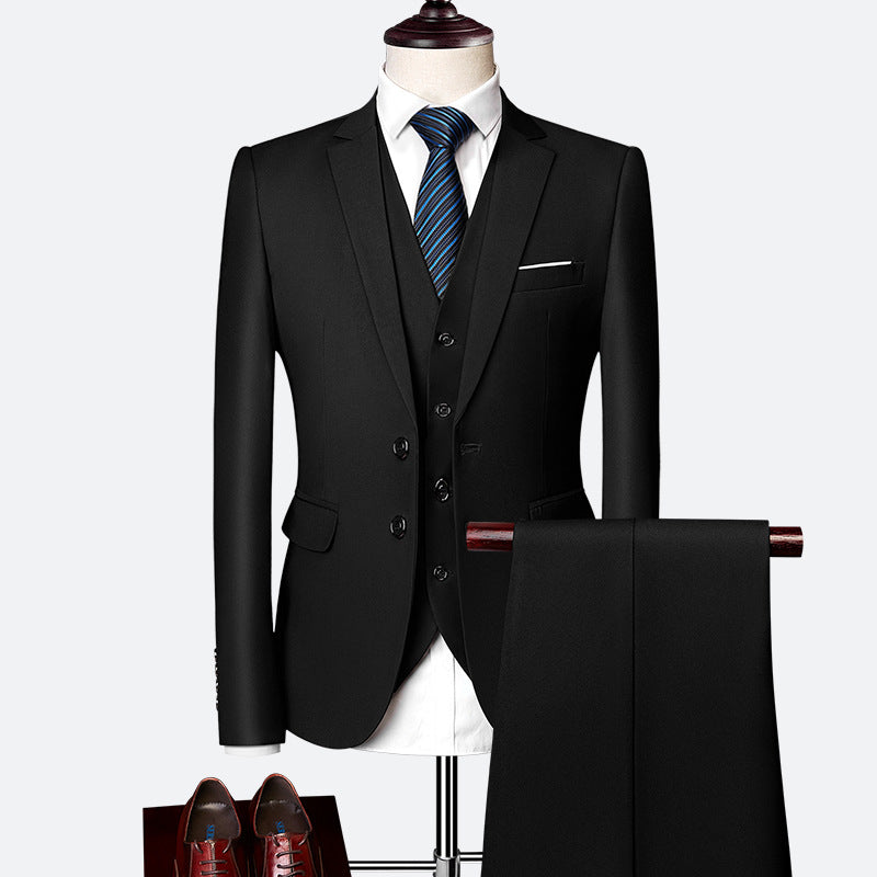 Traje de 3 piezas para hombre con chaleco y pantalones