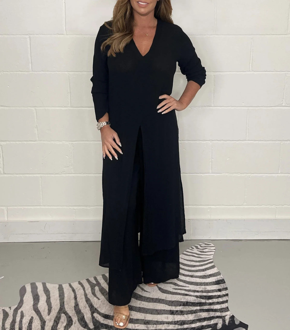 Traje de dos piezas para mujer