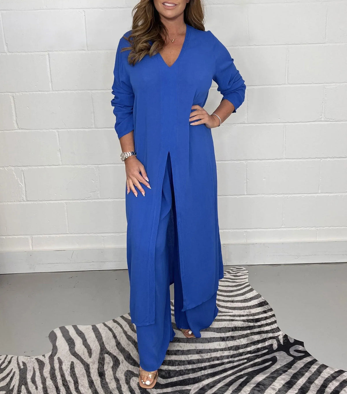 Traje de dos piezas para mujer