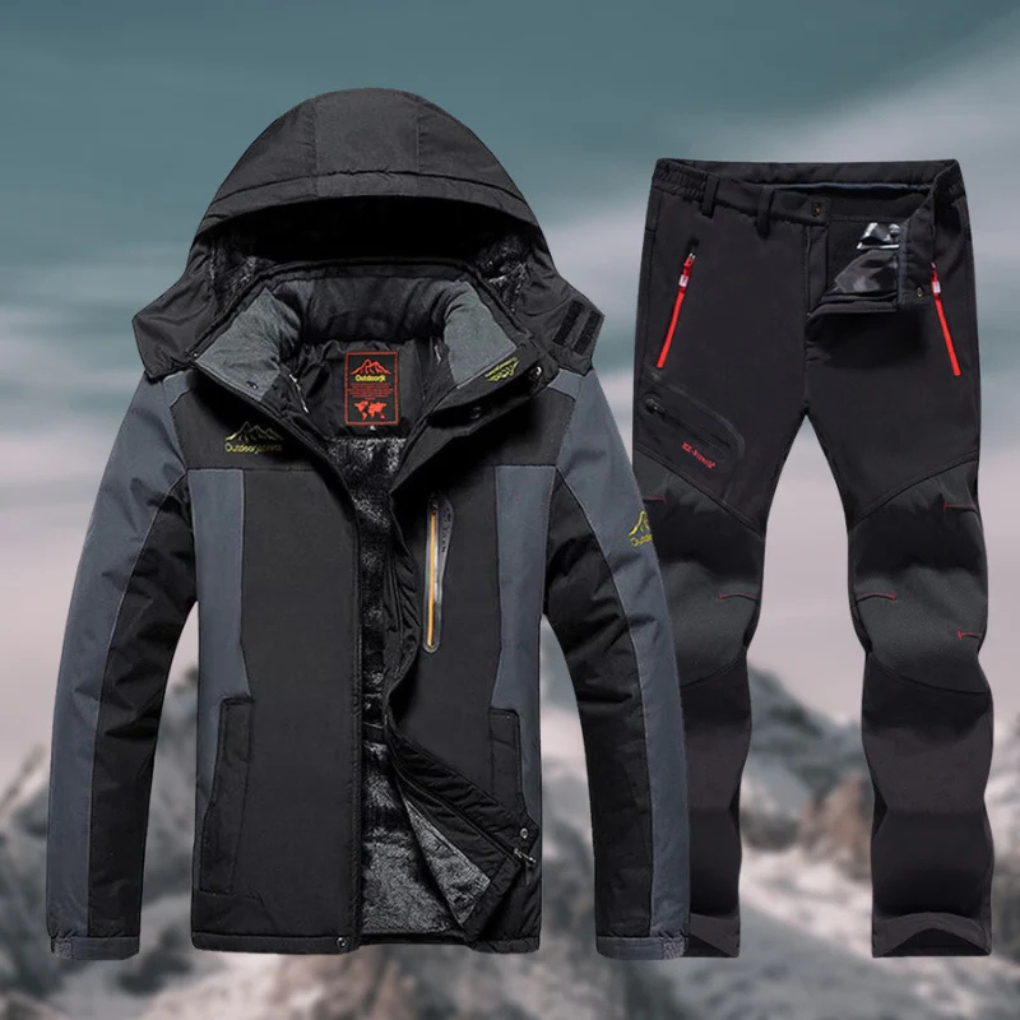 Traje de esquí resistente a la intemperie para hombre
