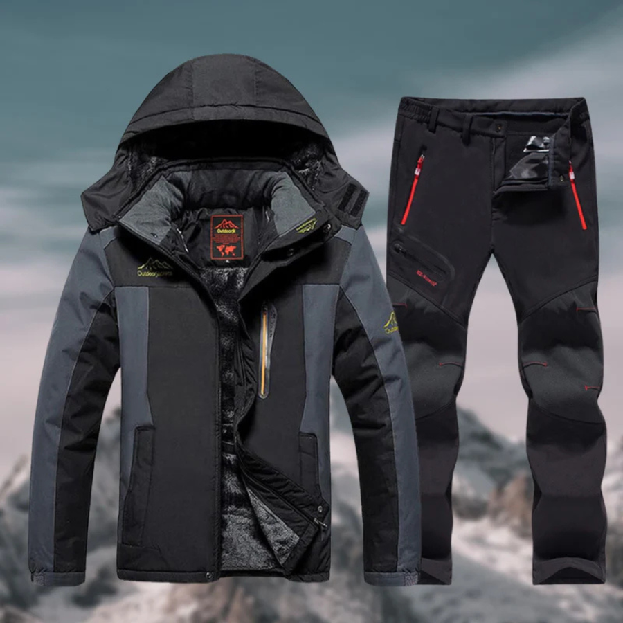 Traje de esquí resistente a la intemperie para hombre