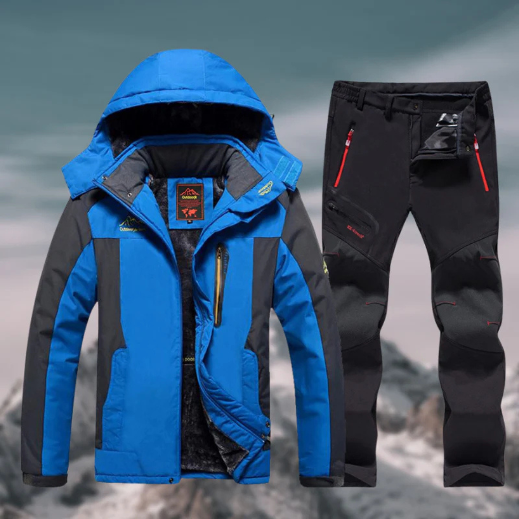 Traje de esquí resistente a la intemperie para hombre