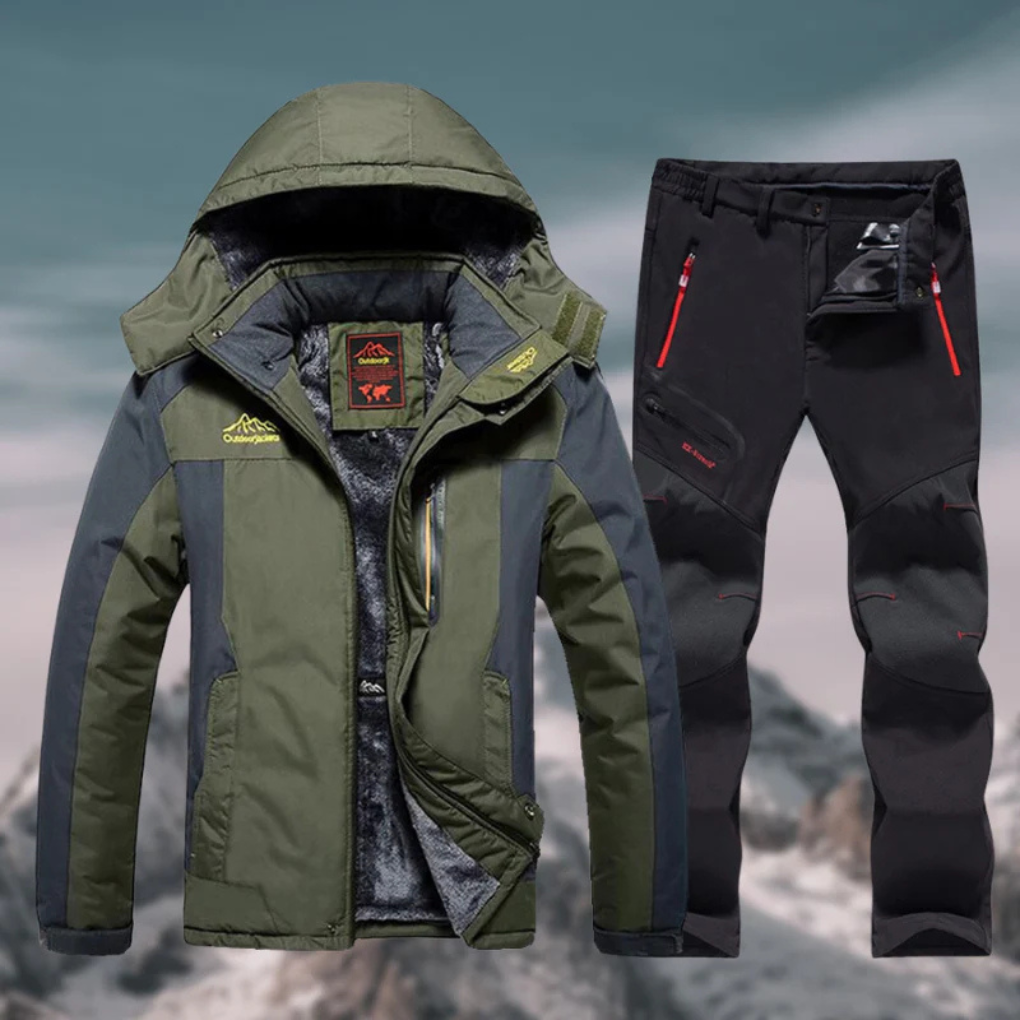 Traje de esquí resistente a la intemperie para hombre