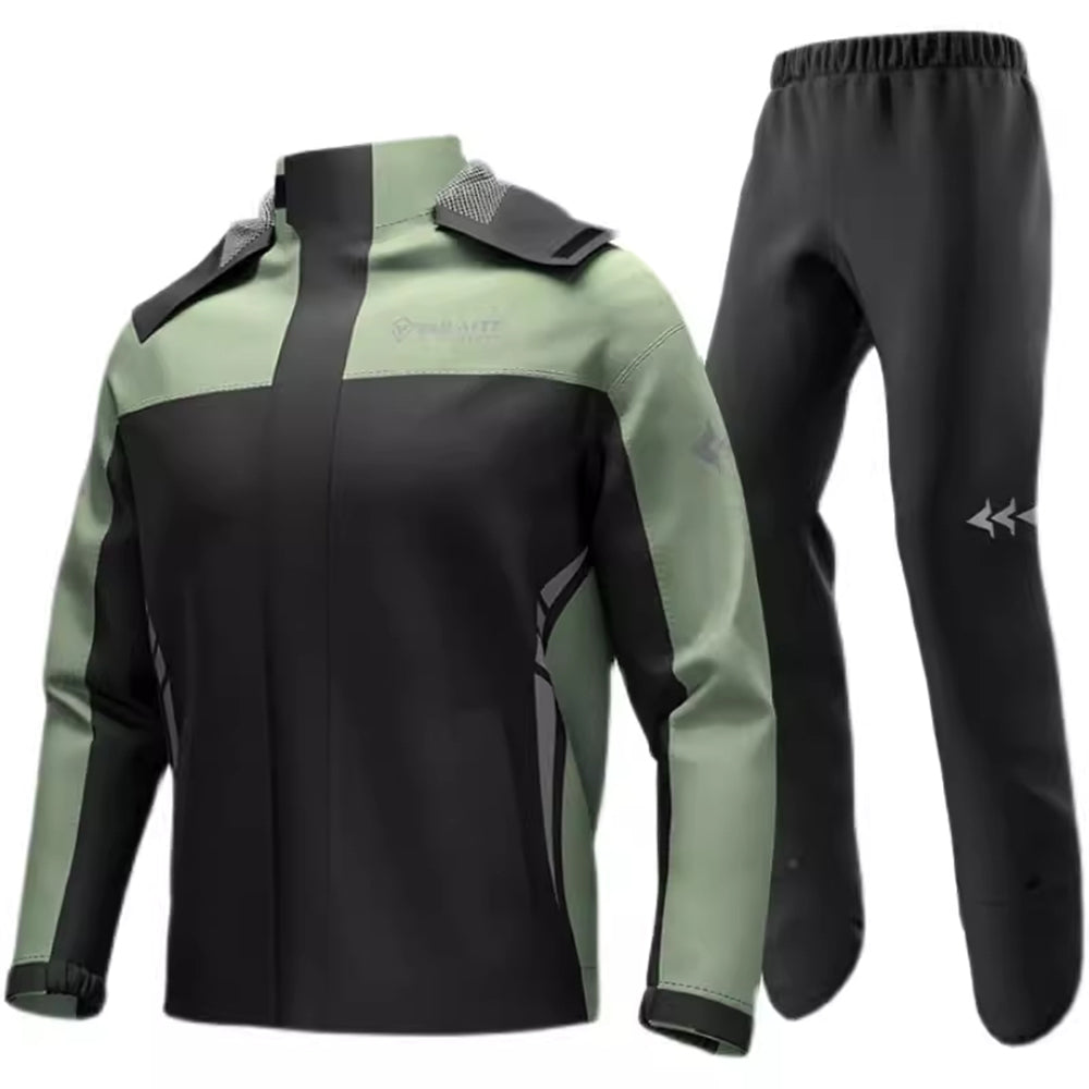 Traje de lluvia impermeable para exteriores - Ligero y cómodo