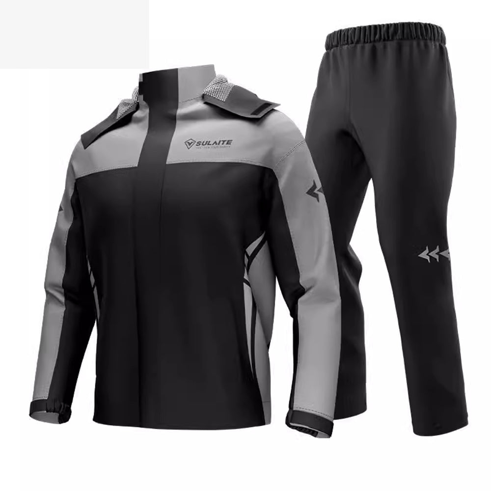Traje de lluvia impermeable para exteriores - Ligero y cómodo