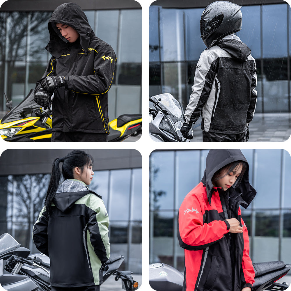 Traje de lluvia impermeable para exteriores - Ligero y cómodo