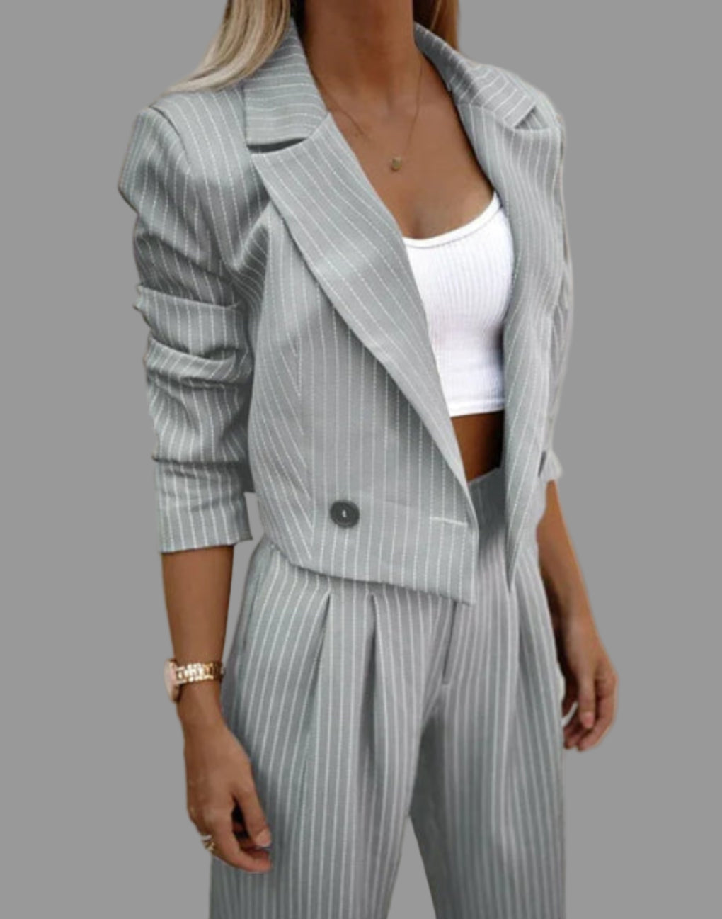 Traje de pantalón para mujer – estilo moderno con versatilidad universal