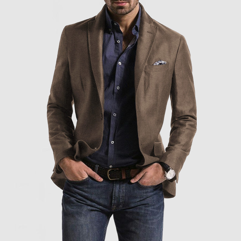 Traje formal de lana para hombre para otoño de alta calidad