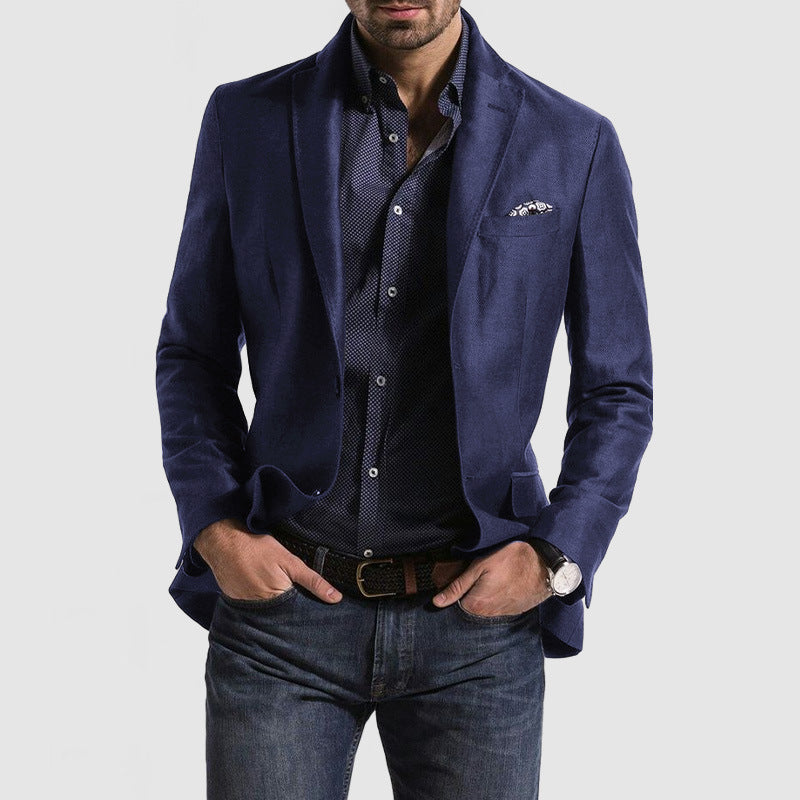Traje formal de lana para hombre para otoño de alta calidad