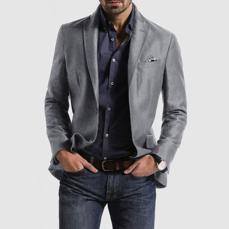 Traje formal de lana para hombre para otoño de alta calidad