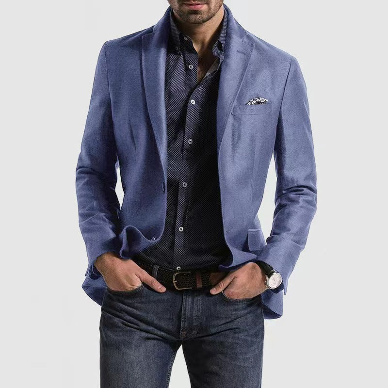 Traje formal de lana para hombre para otoño de alta calidad