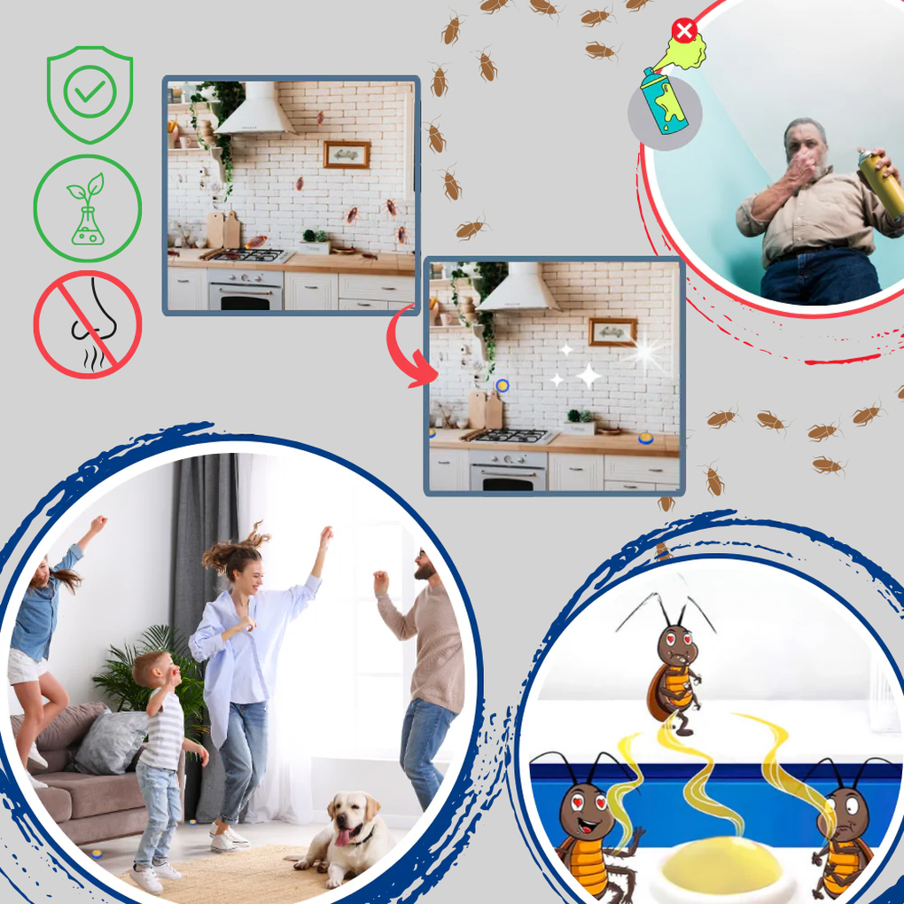 Trampas inodoras para cucarachas: solución discreta para el control de plagas