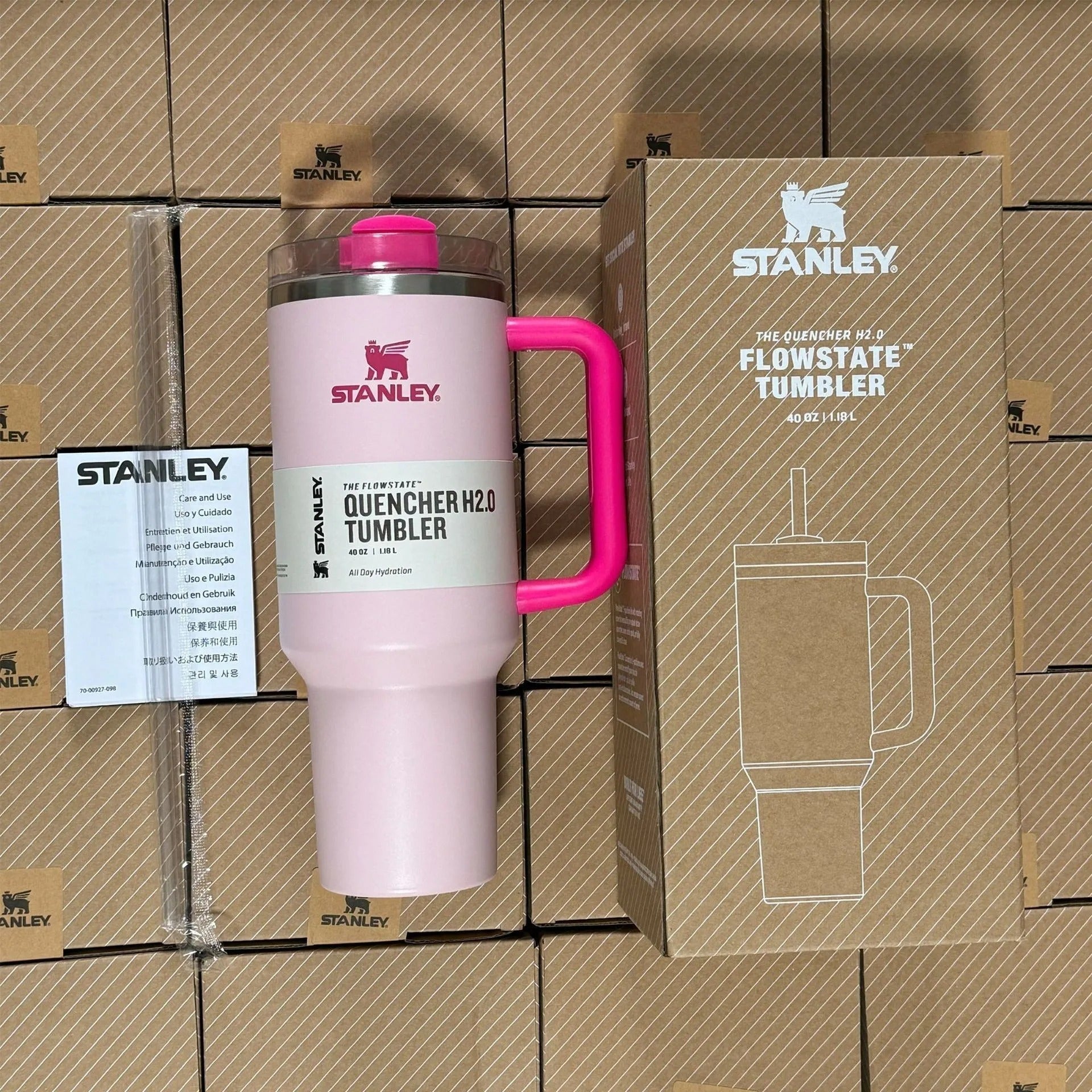 Vaso Térmico de Viaje de Acero Inoxidable - Antiderrames, con Asa y Pajita