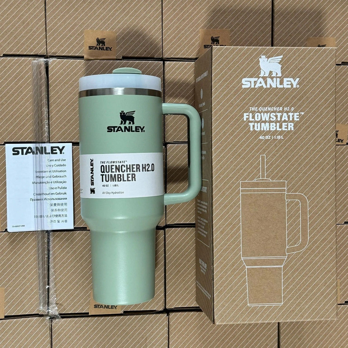 Vaso Térmico de Viaje de Acero Inoxidable - Antiderrames, con Asa y Pajita