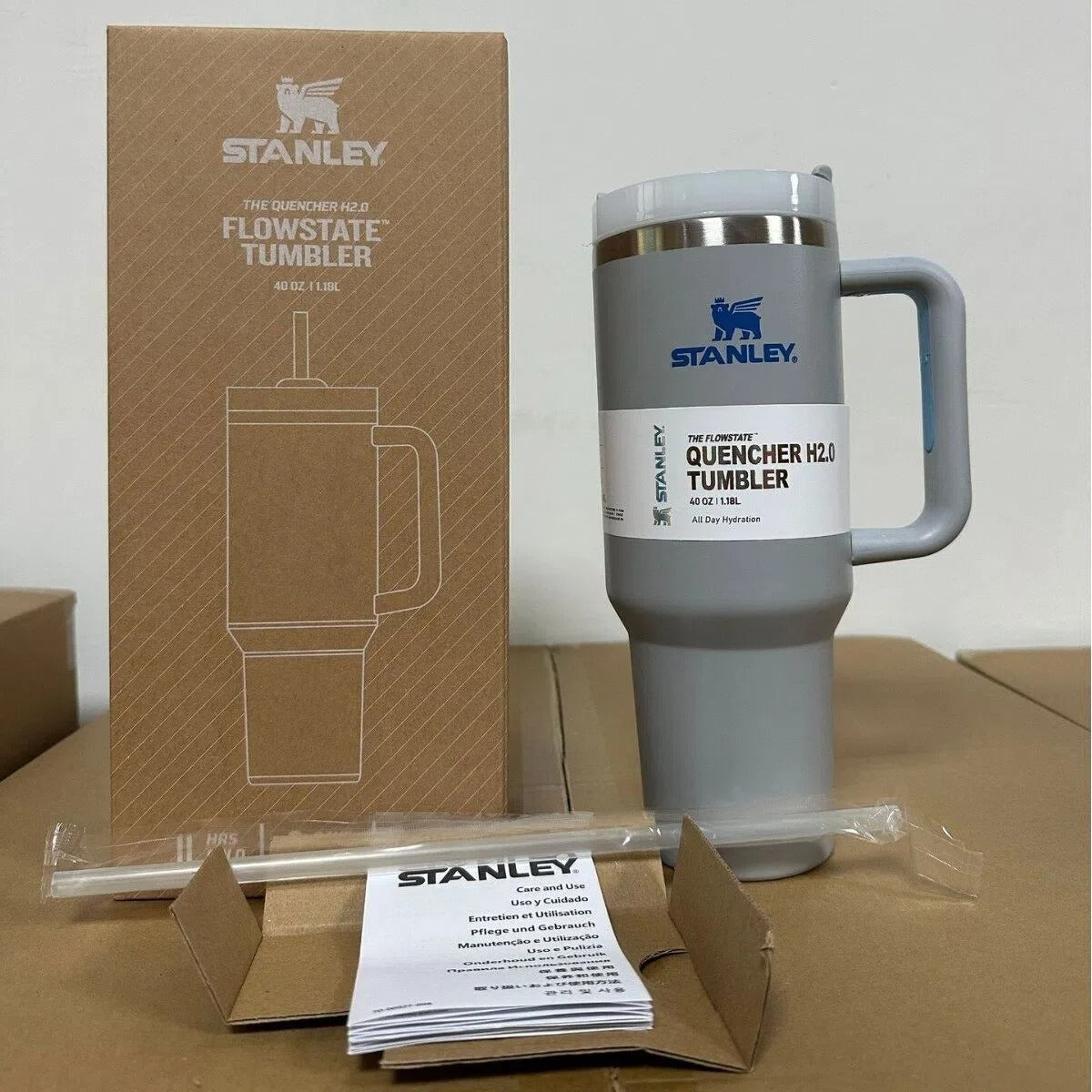Vaso Térmico de Viaje de Acero Inoxidable - Antiderrames, con Asa y Pajita