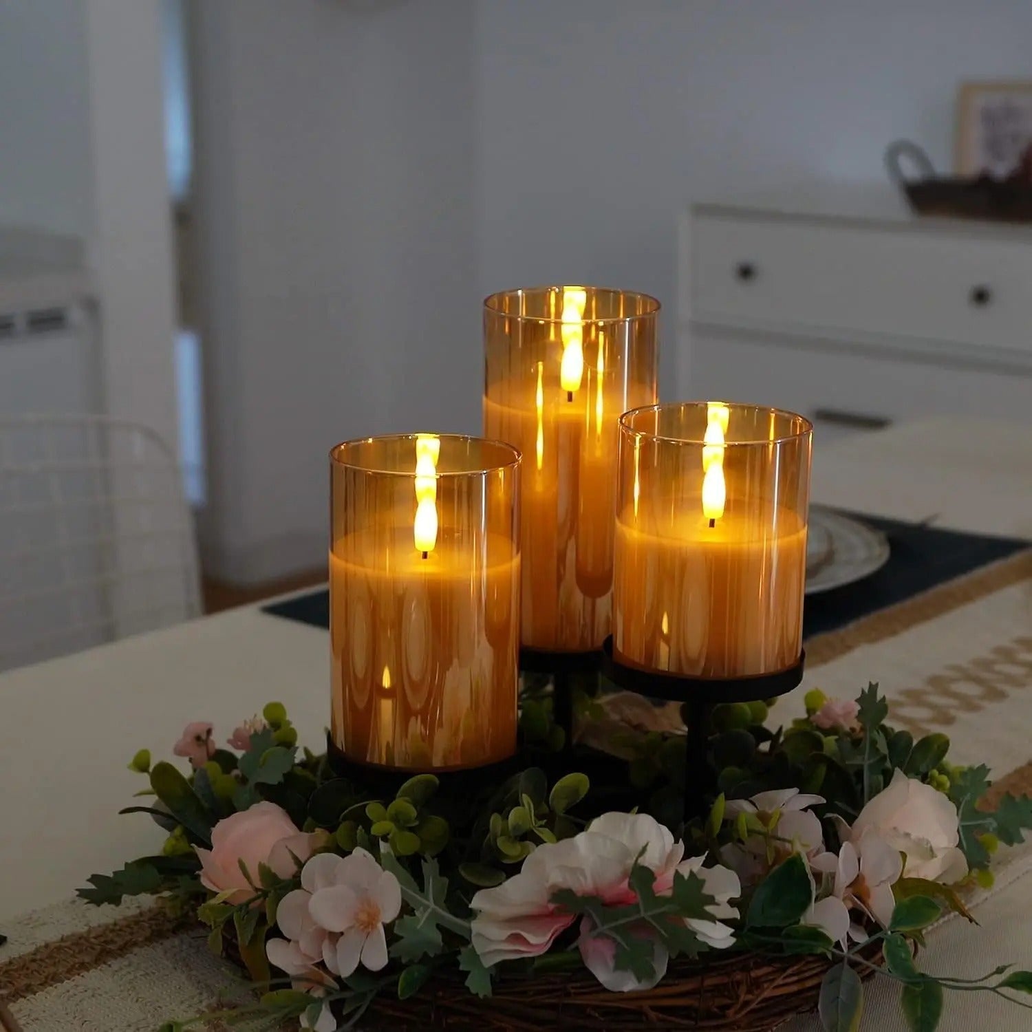 Velas LED inalámbricas para crear ambiente – Juego de 3 unidades