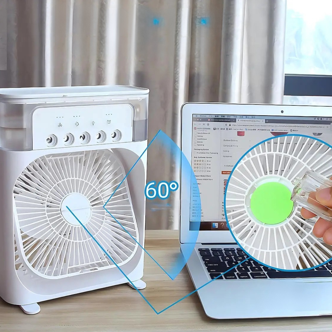 Ventilador de aire frío con luz nocturna