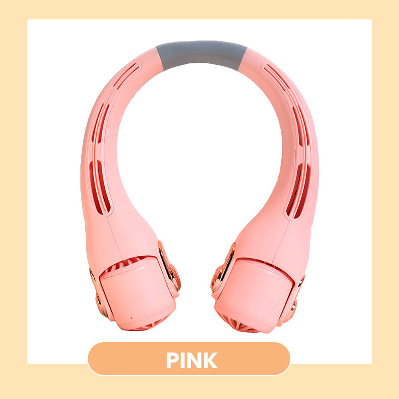 Ventilador de cuello con aire acondicionado - Enfriamiento personal ultra silencioso para verano