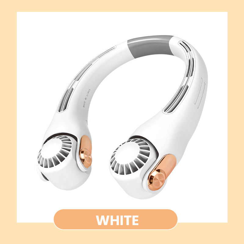 Ventilador de cuello con aire acondicionado - Enfriamiento personal ultra silencioso para verano