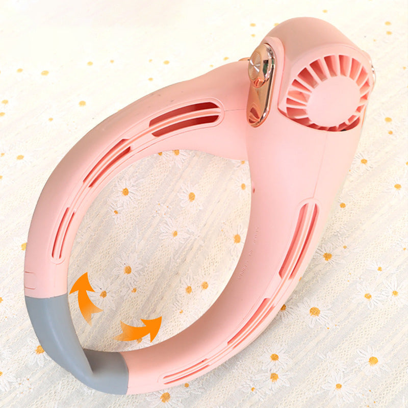 Ventilador de cuello con aire acondicionado - Enfriamiento personal ultra silencioso para verano