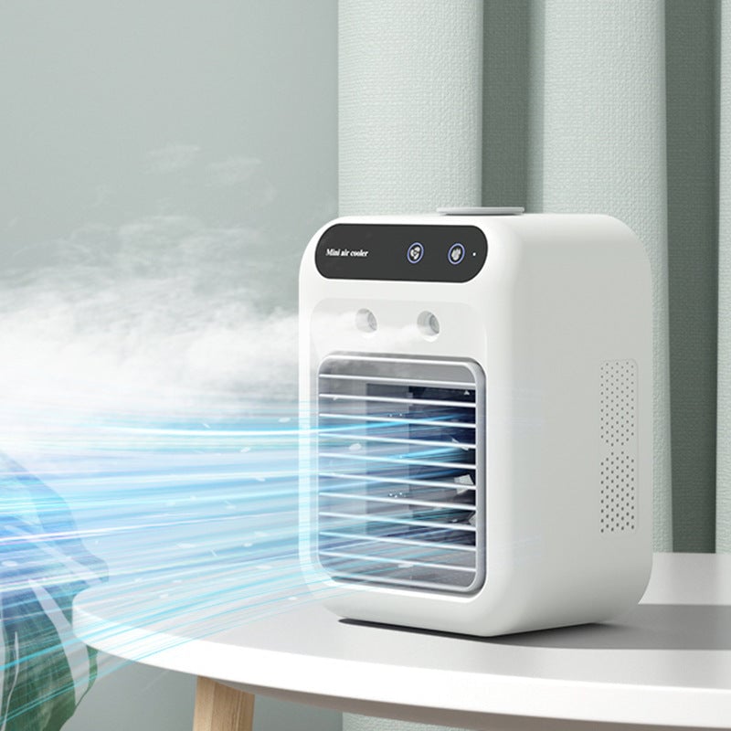 Ventilador de enfriamiento portátil 3 en 1 con pulverización de 2 niveles