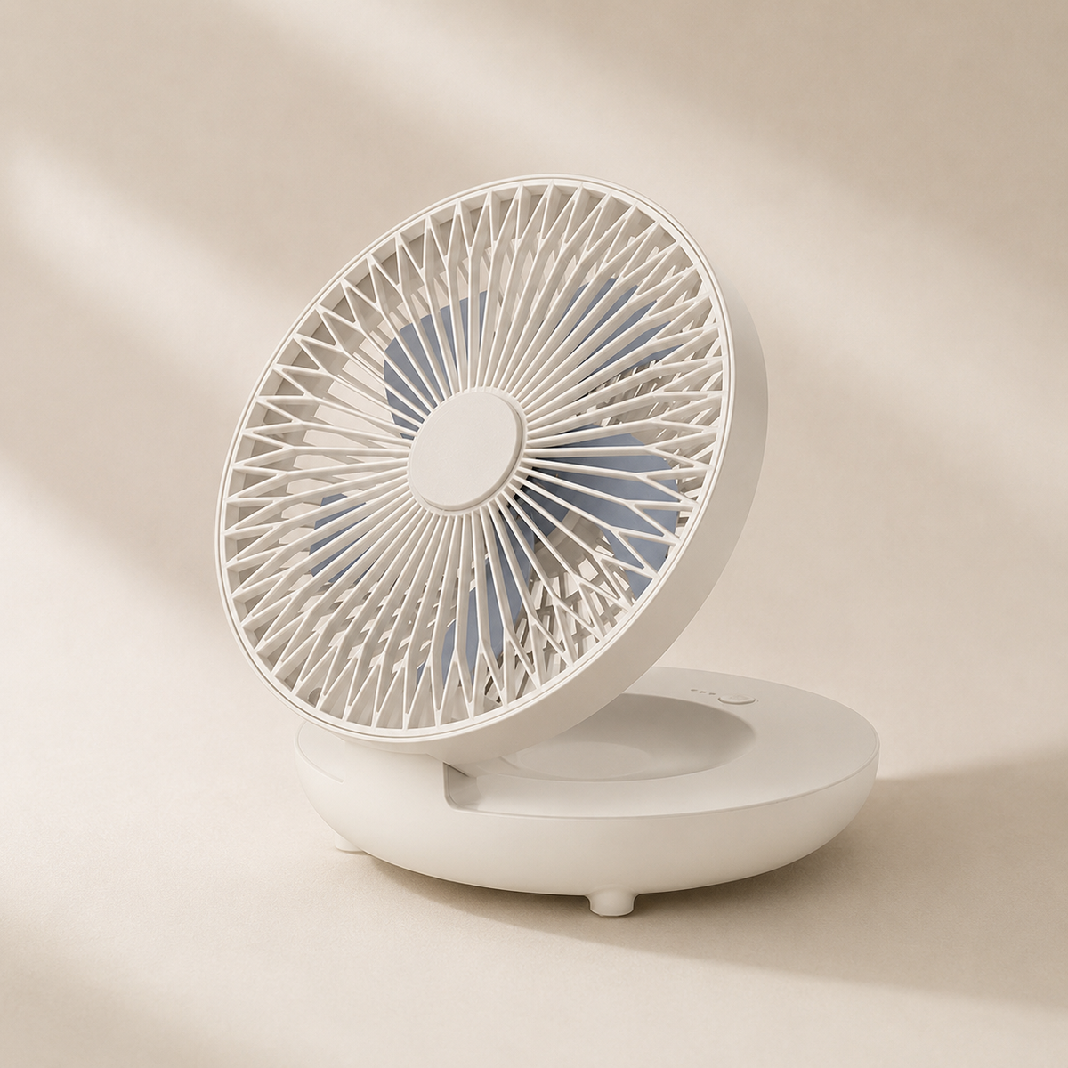 Ventilador de mano portátil con carga USB: compacto y potente