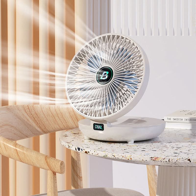 Ventilador de mano portátil con carga USB: compacto y potente