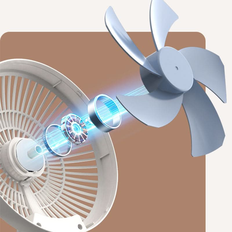 Ventilador de mano portátil con carga USB: compacto y potente