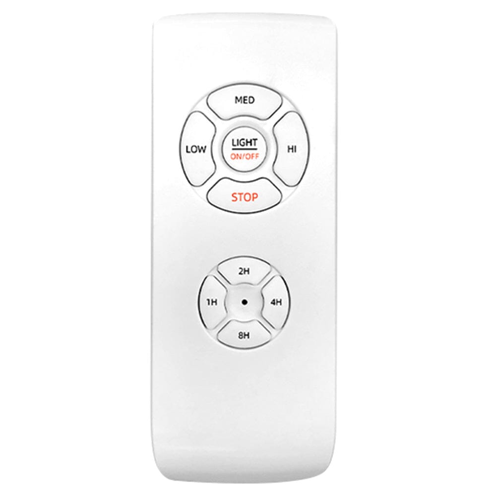 Ventilador de techo de perfil bajo de 52 para ahorrar espacio con luz LED y mando a distancia