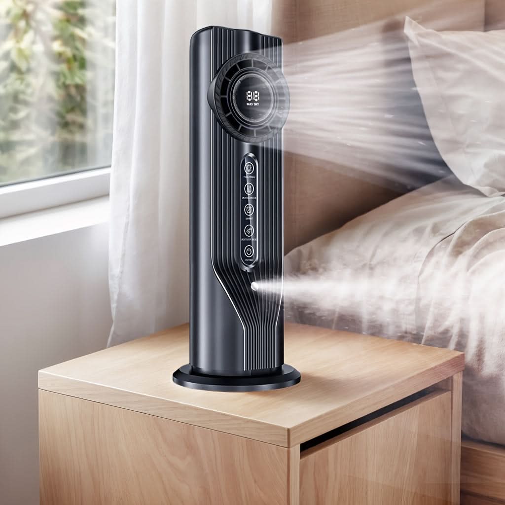 Ventilador portátil para enfriamiento rápido en el hogar y la oficina