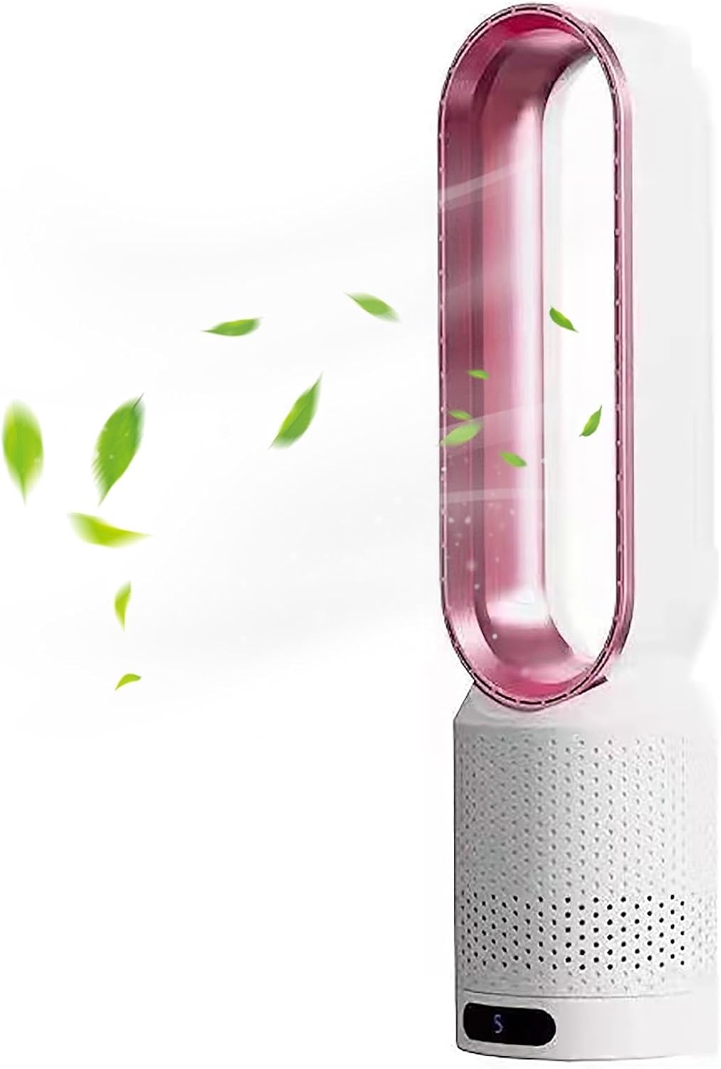 Ventilador portátil sin aspas con purificación de aire y mando a distancia